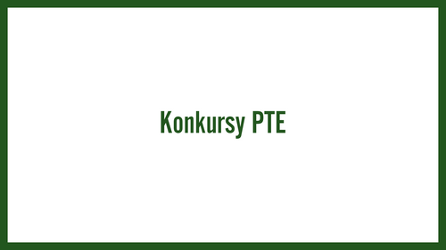 Konkursy PTE