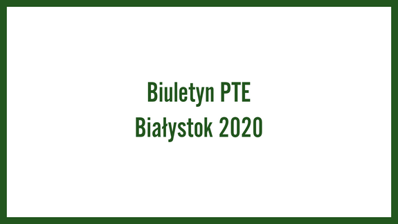 Biuletyn PTE Białystok 2020